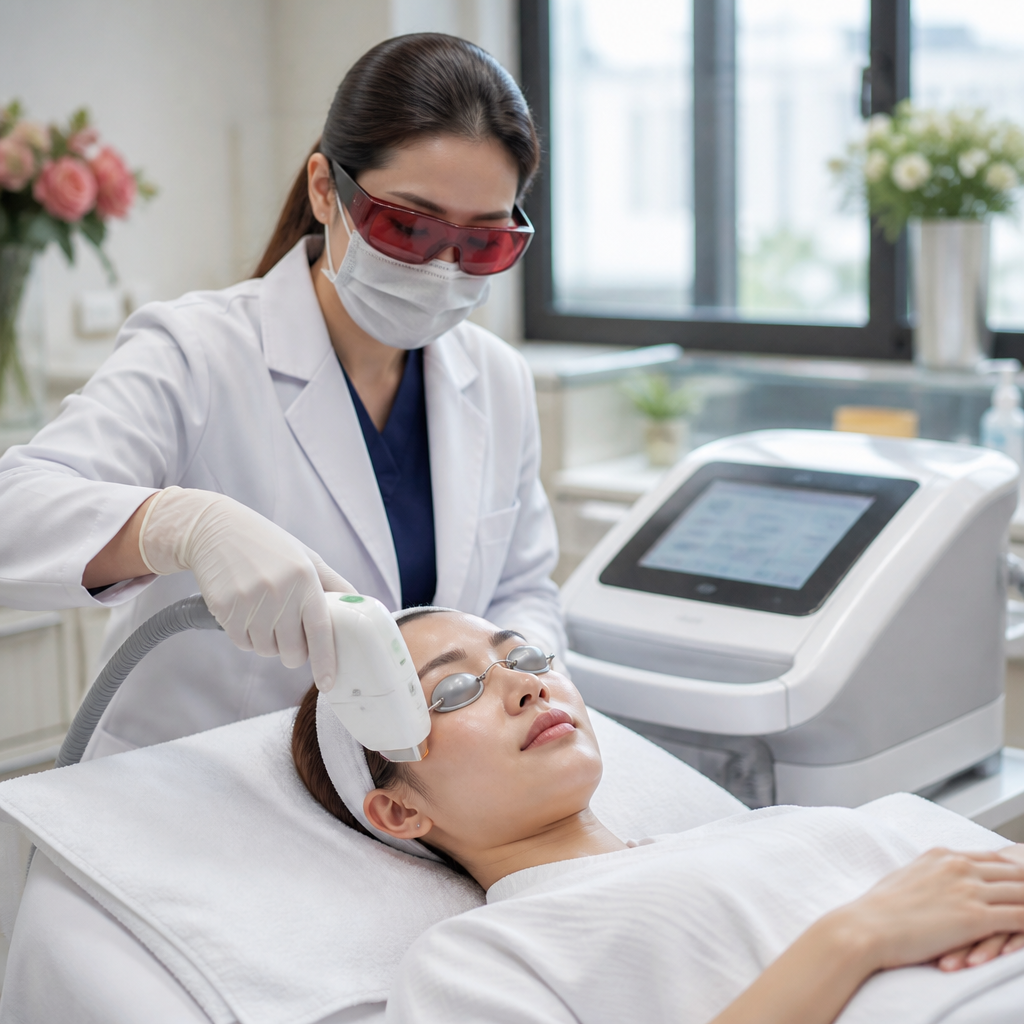 Điều trị nám, tàn nhang bằng Laser Pico và IPL