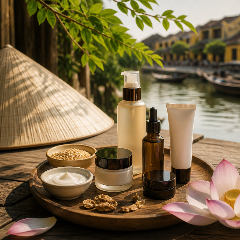 Nhiều loại sản phẩm chăm sóc da khác nhau trên kệ, thể hiện sự đa dạng và đôi khi là sự bối rối khi lựa chọn