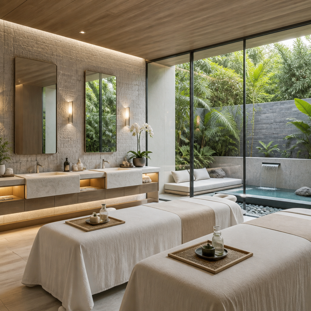 Nội thất sang trọng và hiện đại của spa Guru Beauty