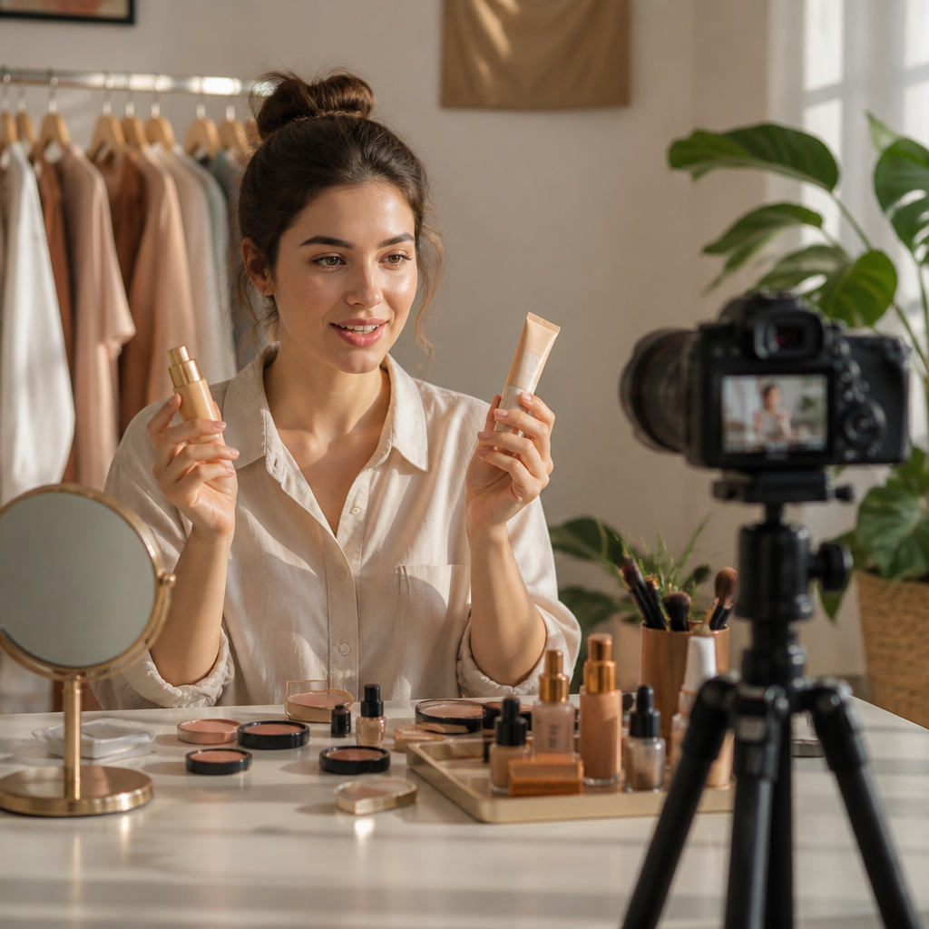 Hình ảnh minh họa chiến lược đồng bộ hóa nội dung đa kênh của Guru Beauty với nhiều loại hình khác nhau