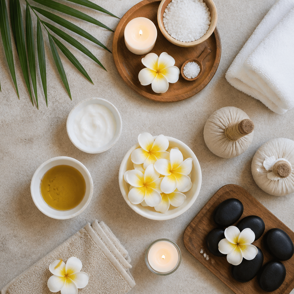 Khách hàng đang tận hưởng liệu trình ưu đãi spa 2026 tại một không gian spa sang trọng và thư giãn.